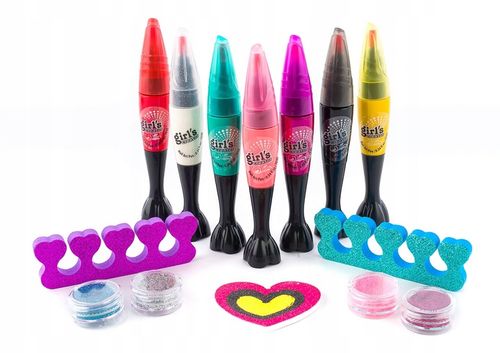 Zestaw do malowania paznokci manicure dziewczynek na Arena.pl