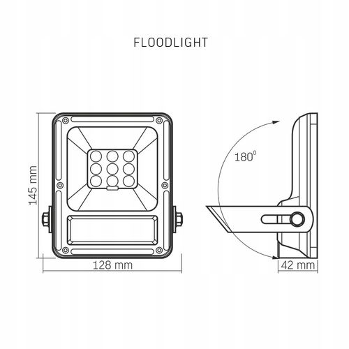 LAMPA HALOGEN SOLARNY 20W 5000K czujnik ruch PILOT na Arena.pl