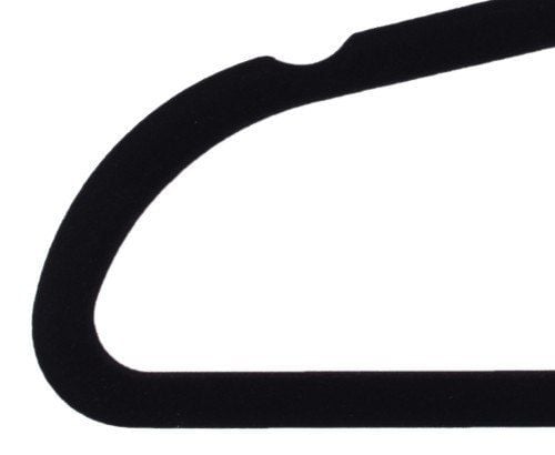 Wieszak welurowy MAXI komplet 100 szt czarny na Arena.pl