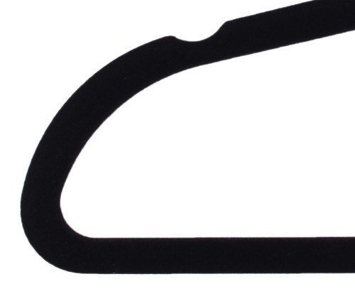 Wieszak welurowy MAXI komplet 100 szt czarny zdjęcie 3