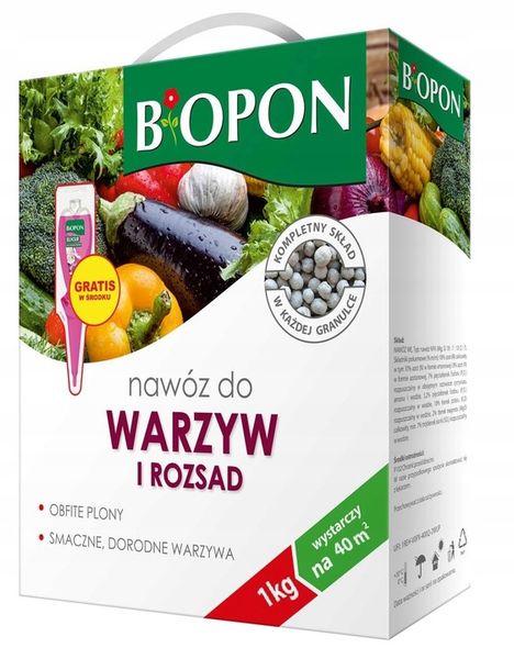 nawóz do warzyw granulat 1kg zdjęcie 10