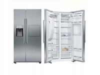 Lodówka Siemens KA93GAIEP NO FROST Side By Side 42 dB Srebrny