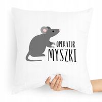 Poduszka Informatyka Programisty Operatora Myszki! Z Nadrukiem Ze Zdjęciem