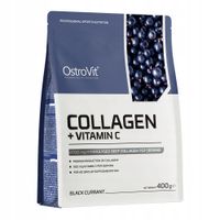 Kolagen z witaminą C OstroVit czarna porzeczka 400 g