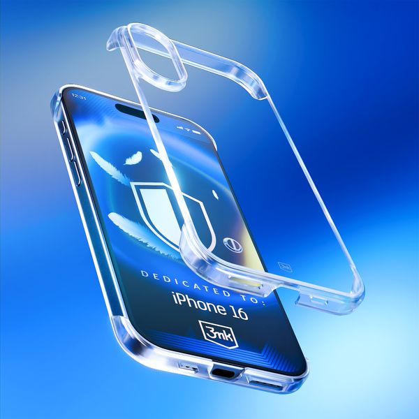 apple iphone 16 - 3mk just20g clear case zdjęcie 10