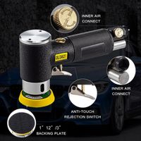 MINI POLERKA SZLIFIERKA MIMOŚRODOWA+ ZESTAW GĄBEK 25MM / 50MM / 75MM