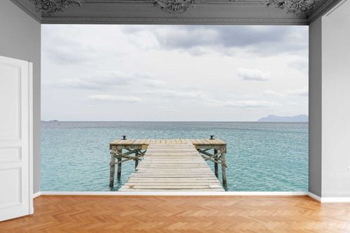 Fototapeta DREWNIANE MOLO MOST OCEANU 370x250 na Arena.pl