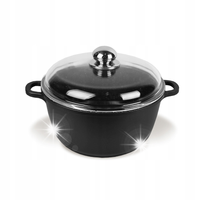 Aluminiowy Garnek z pokrywką do zapiekania 28cm, 5,8l ŻAROODPORNY