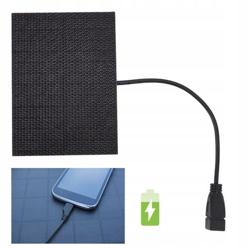 PANEL SOLARNY ŁADOWARKA USB SOLARNA 5W 5V na Arena.pl