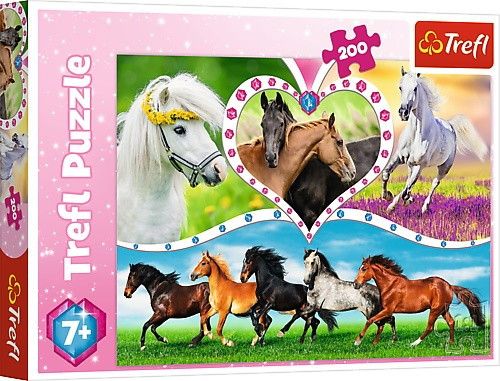 Puzzle 200 Piękne Konie 13248 zdjęcie 1