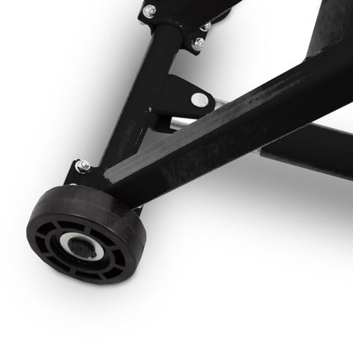 19737 podnośnik nożycowy z płaską platformą udźwig 2,5T na korbkę ręczną na Arena.pl