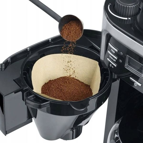 SEVERIN KA 4810 ekspres przelewowy z młynkiem do kawy czarny 1,4 l 1000W zdjęcie 5