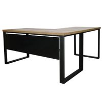 Biurko narożne lewe loft blenda Halifax tabak 160 MebleKreator