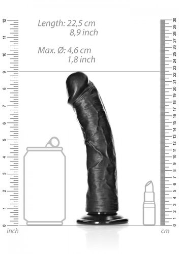 curved realistic dildo with suction cup   8/ 20,5 cm na Arena.pl