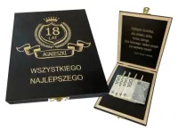 PUDEŁKO NA PIENIĄDZE PREZENT URODZINY 18 -100 LAT