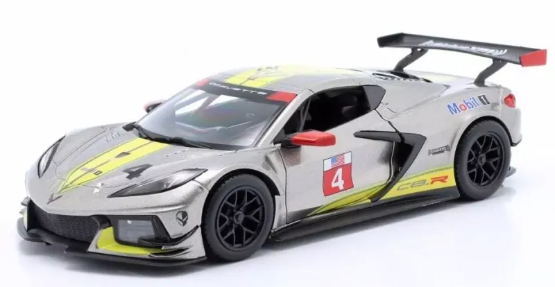 Chevrolet Corvette 2020 silver 1:24 BBURAGO zdjęcie 1