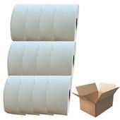 Papier toaletowy biały JUMBO podajnik celuloza 100m 12 szt BIG ROLKA 1200m