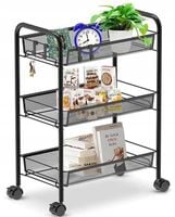 MOBILNY REGAŁ KUCHENNY STOLIK NA KÓŁKACH WÓZEK PÓŁKI KOSZE NA OWOCE