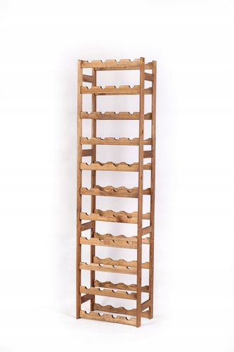 Stojak na wino regał na butelki półka 44 butelki DUŻY POJEMNY na Arena.pl