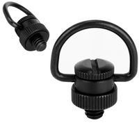 śruba 1/4" z uchem d-ring do statywu, aparatu i pasków linek obrotowa