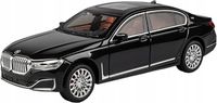 BMW 760Li sedan metalowy model samochodu 1:24 dźwięk światło czarny black