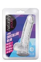 naturally yours  6 crystalline dildo  diamond