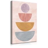 Obraz Na Płótnie Abstrakcja Japoński Styl Boho Minimalizm 50cm x 70cm