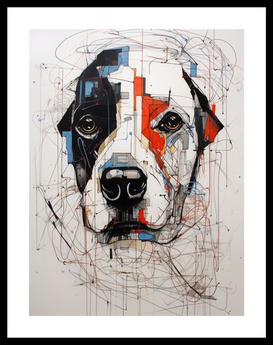 Plakat 30x40cm Przyrysowany Psiak na Arena.pl