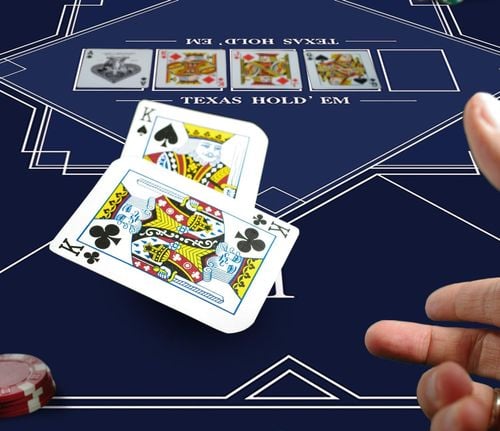 Mata pokerowa LaiEr 120×120 cm Texas Hold'em gumowa do stołów na Arena.pl