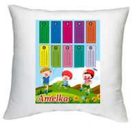 foto PODUSZKA z Tabliczka Mnożenia PREZENT + IMIĘ