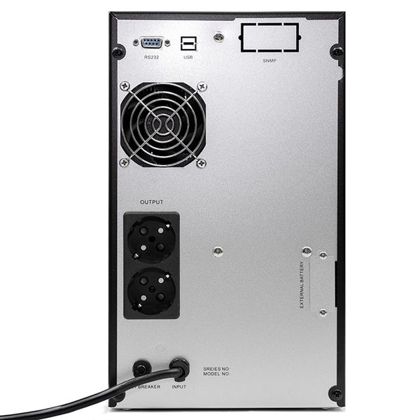 Qoltec UPS 3kVA 2400W Pure Sine Wave AVR LCD zdjęcie 10
