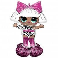 balon foliowy lol glam diva 88x119cm urodziny zaba