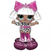 balon foliowy lol glam diva 88x119cm urodziny zaba