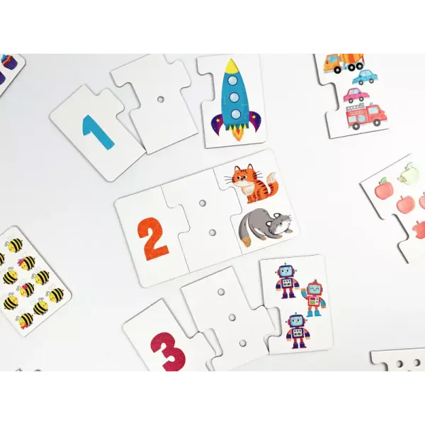 Puzzle Sensoryczne 30 Elementów. Cyferki zdjęcie 5