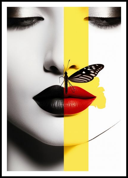 Plakat 68x98cm Motyla Piękność zdjęcie 3