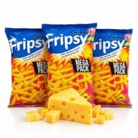 Fripsy Pieczone Paluszki o smaku sera MEGA PACK 3x120g