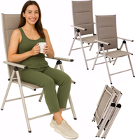 2 x krzesło ogrodowe składane turystyczne tarasowe krzesełko do ogrodu