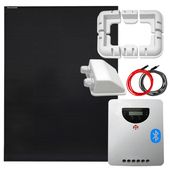 ZESTAW FOTOWOLTAICZNY 200W SOLARNY Z UCHWYTAMI MONTAŻOWYM DO KAMPERA