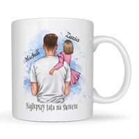 Prezent Dla Taty Na Dzień Ojca Kubek Z Dziećmi Personalizowany