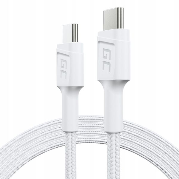Biała Ładowarka GaN 65W + Kabel USB-C USB-C Typ C 60W 120cm Power Delivery zdjęcie 3