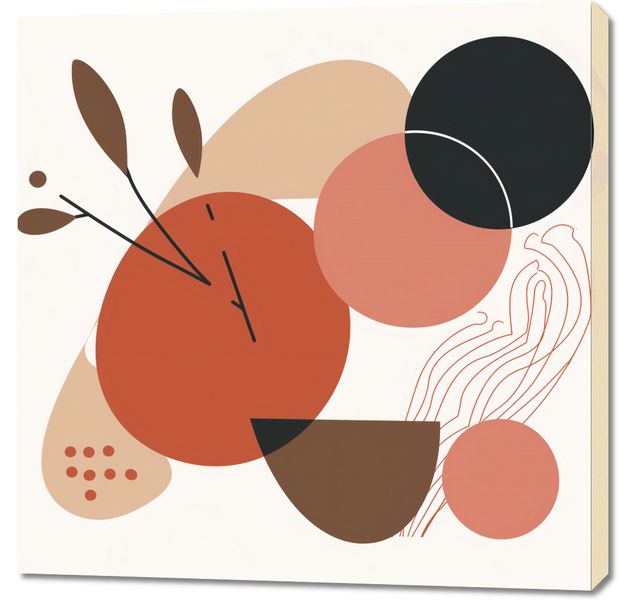 Obraz 90x90cm Szkic Warstw zdjęcie 1