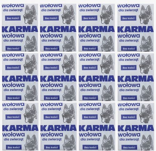 Mięso Mrożone dla Psa Psów Wołowe Kostki Mokra Karma Uniwersalna 10 kg na Arena.pl