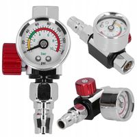 REDUKTOR CIŚNIENIA POWIETRZA REGULATOR 1/4 10BAR DO PISTOLETU LAKIERNICZEGO