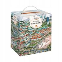 Puzzle CzuCzu Puzzlove 1000 elementów Miasto Warszawa 5902983492658