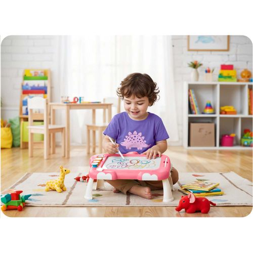 Znikopis tablica magnetyczna układanka stolik dla dzieci tangram Ricokids RK-823 na Arena.pl