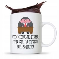 Kubek Prezent Dla Kierownika O Złotym Sercu Z Nadrukiem Ze Zdjęciem