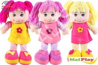 101339 Lalka szmacianka MAJKA 35cm 3 kol