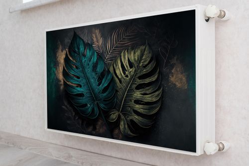 Osłona MAGNETYCZNA Na Grzejnik Monstera Abstrakcja Wzór 3D 120cm x 60cm na Arena.pl