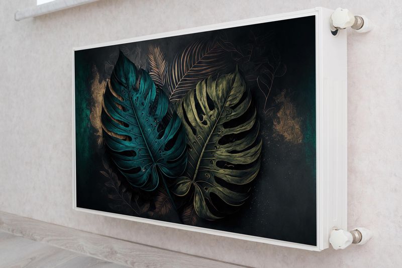 Osłona MAGNETYCZNA Na Grzejnik Monstera Abstrakcja Wzór 3D 120cm x 60cm zdjęcie 4