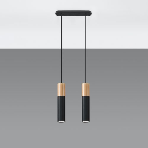 Lampa wisząca PABLO 2 czarna na Arena.pl